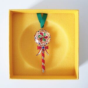 Swarovski Crystal Holiday Ornament Dulcis Lollipop 2024 Multicolored 5684302